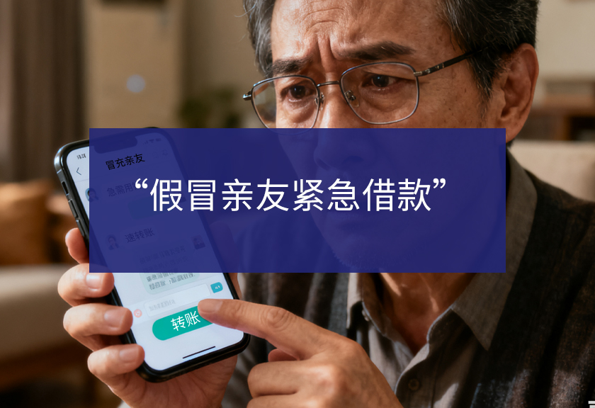 假冒亲友紧急借款